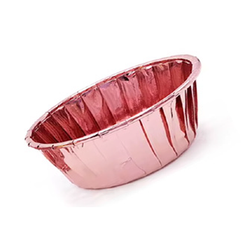 Moule oval papier aluminium Rose Gold
