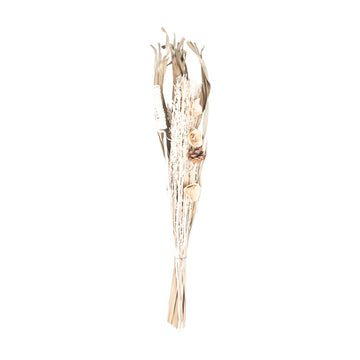 Marron et blanc – Bouquet Pureté Florale