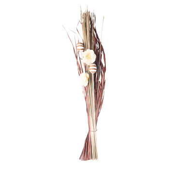 Marron et blanc – Bouquet Rustique Blanc & Marron