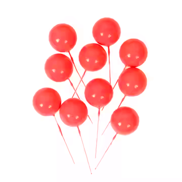 Boules Décoratives Rouge