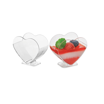 Verrine forme coeur