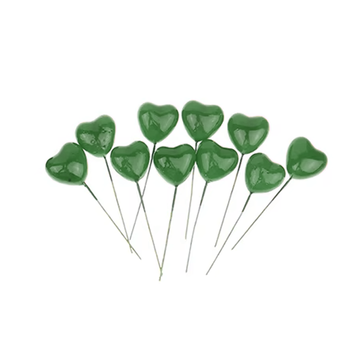Cœurs Décoratifs Vert Foncé