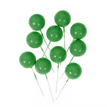 Boules Décoratives Vert Foncé