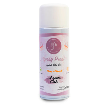 Colorant Alimentaire en Spray Pearl Argenté Clair