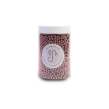 Billes de Sucre Rose métallique 4mm