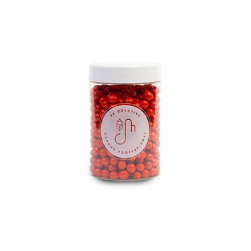 Mini Boules Croustillantes Rouge Brillant
