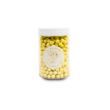 Mini Boules Croustillantes Jaune Clair Mat