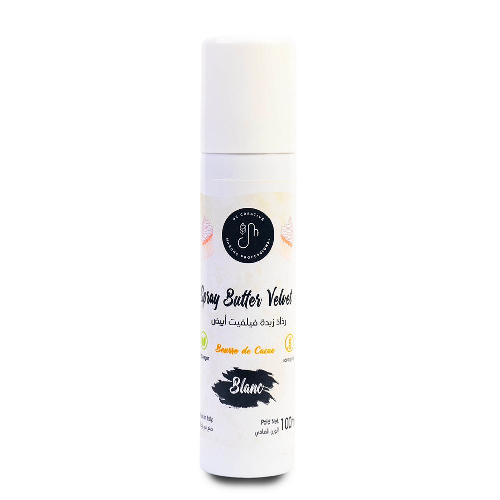 Colorant Alimentaire en Spray Butter Velvet Blanc