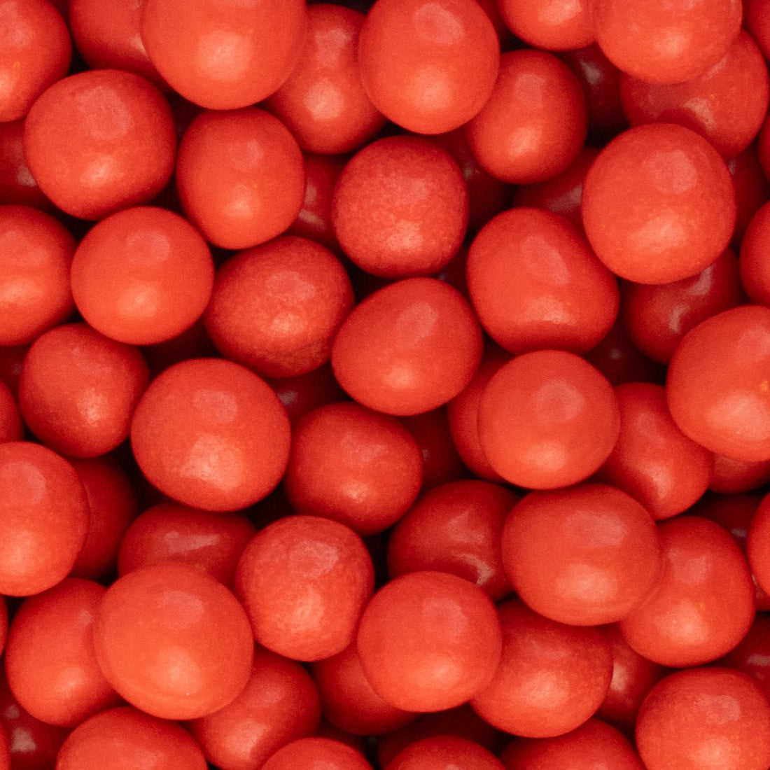 Mini Boules Croustillantes Rouge Brillant