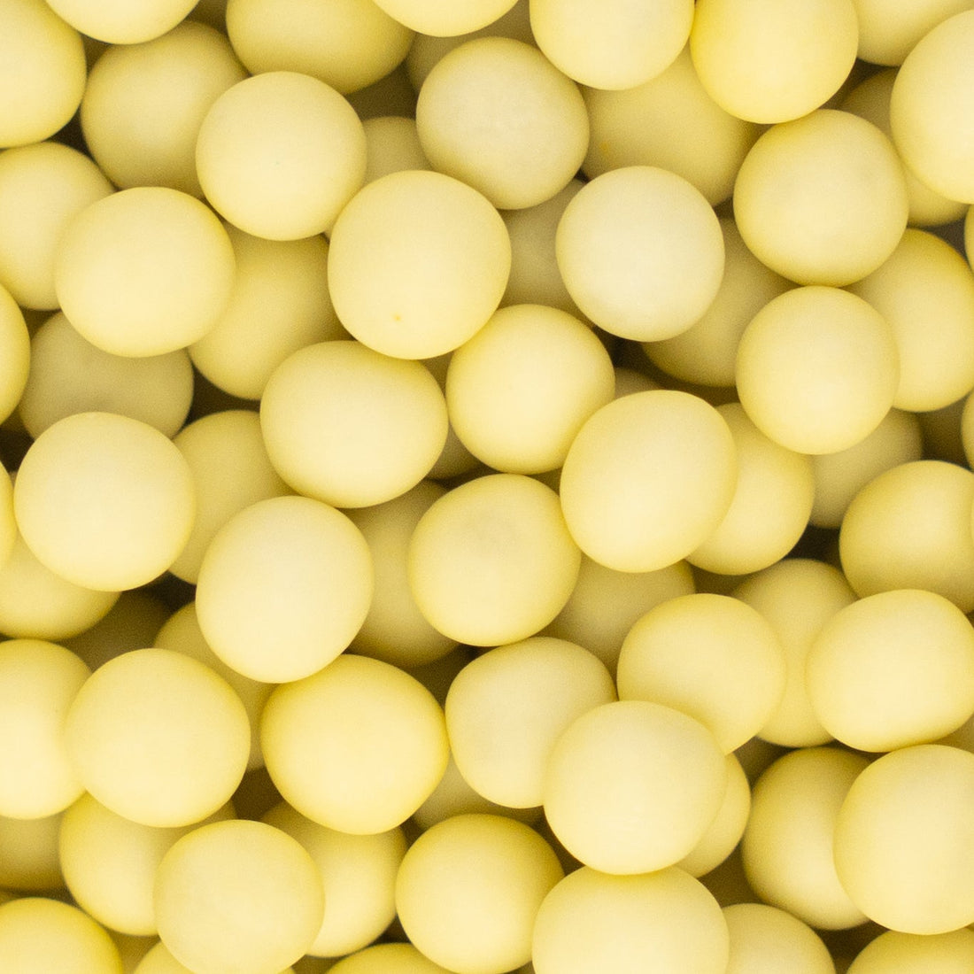 Mini Boules Croustillantes Jaune Clair Mat