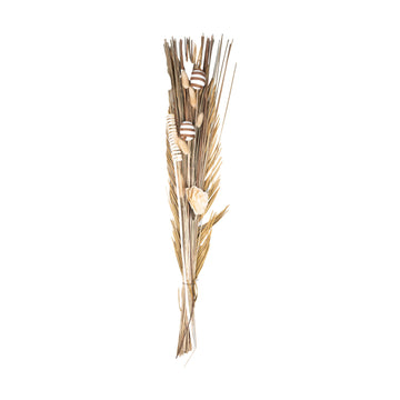 Marron et beige – Bouquet Nature Boisée