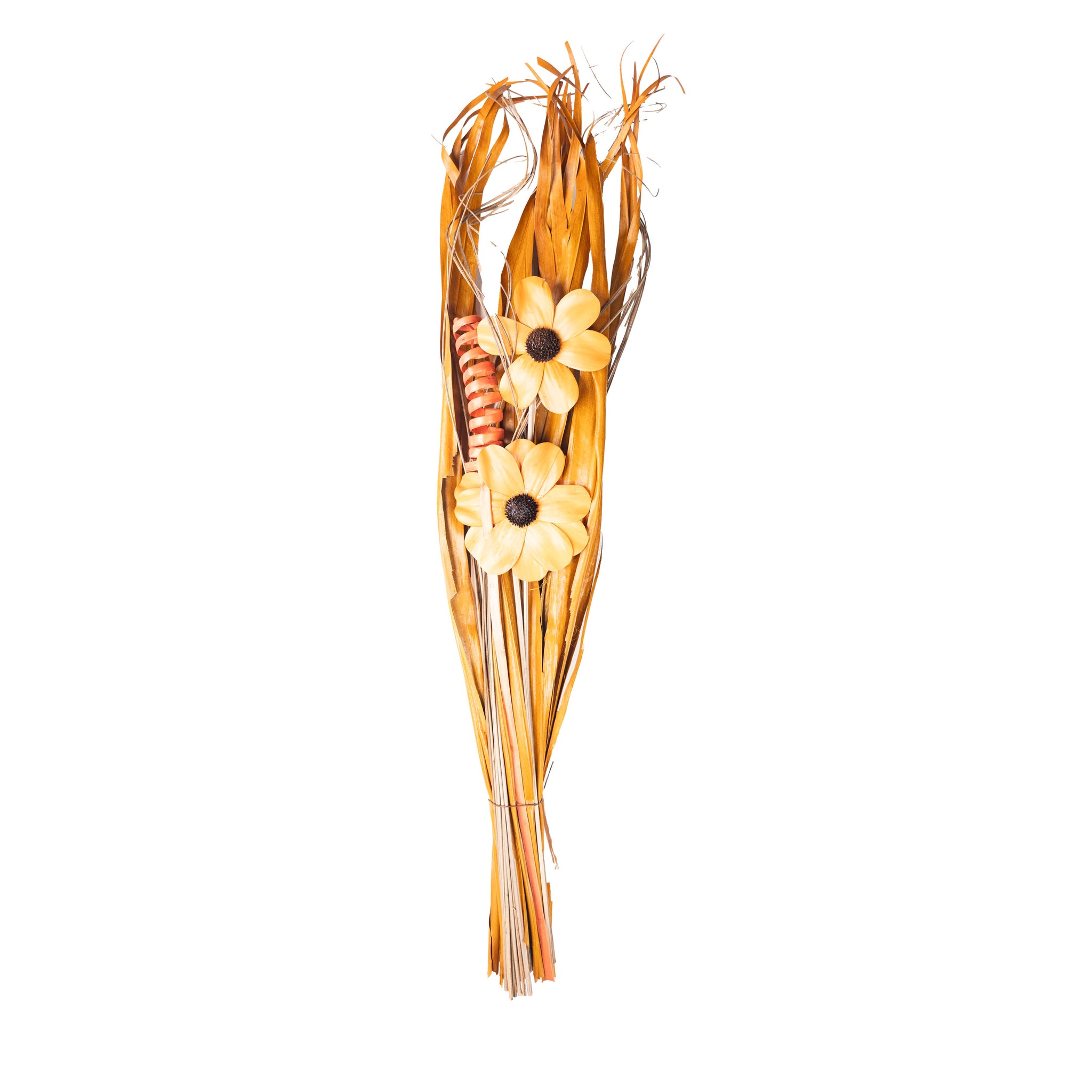 Jaune et marron – Bouquet Champêtre Soleil