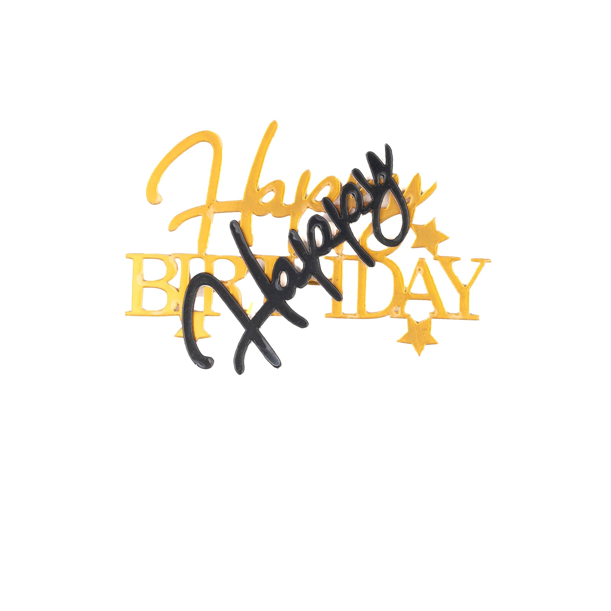 Happy Birthday Étoile Dorée (doré avec étoile)
