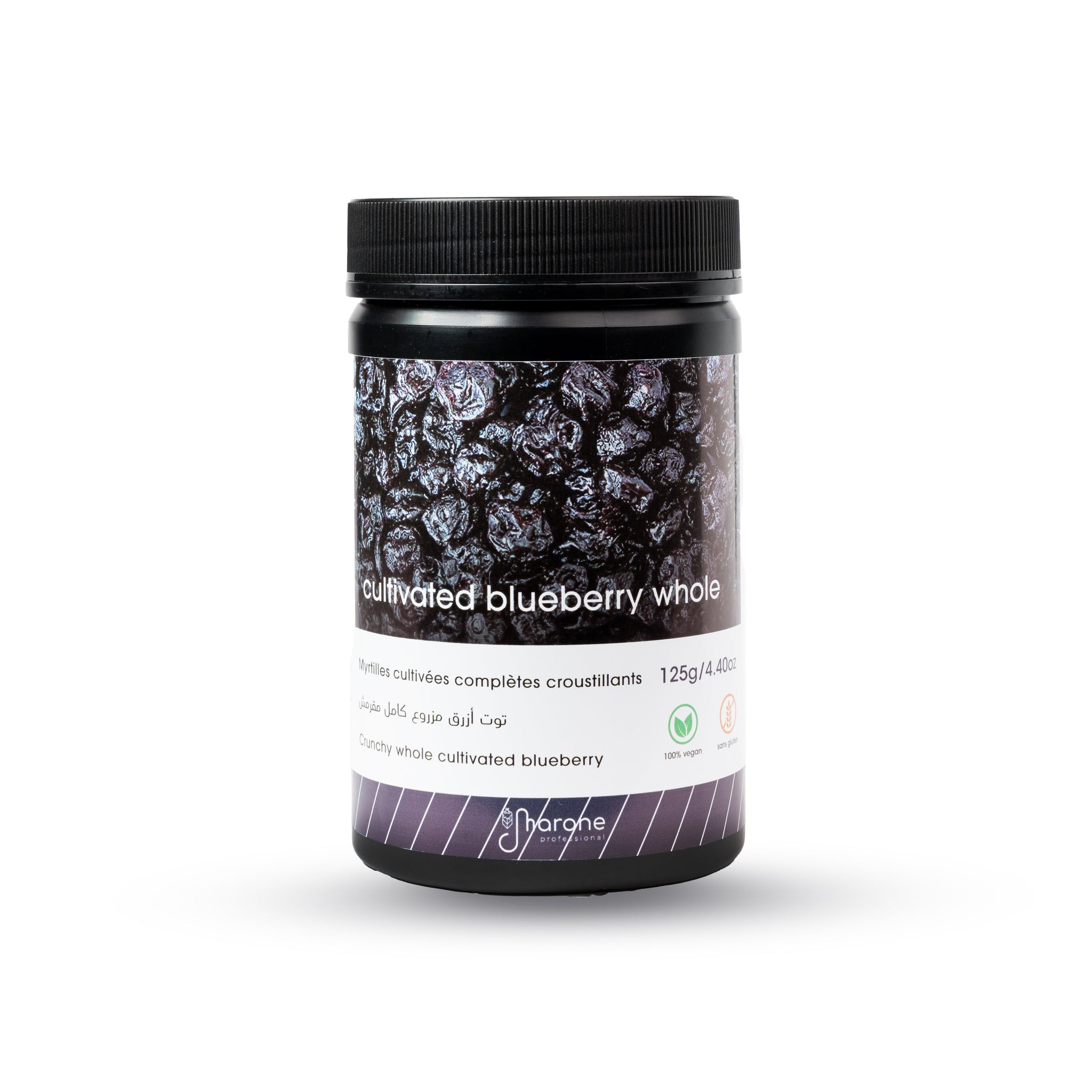 Myrtilles complètes cultivées séchées 125g