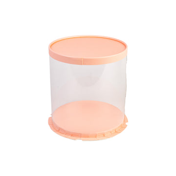 Boîte à gâteau cylindrique bébé fille