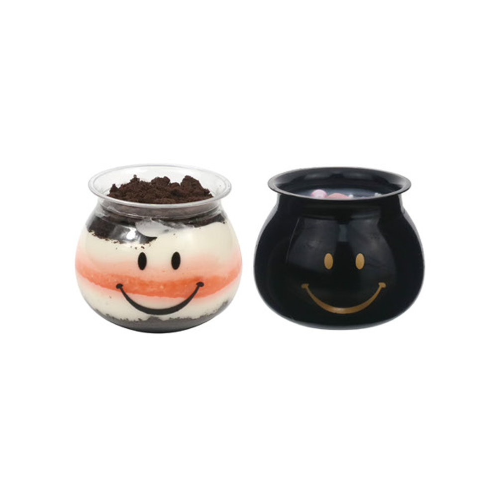 Verrine ronde avec smiley