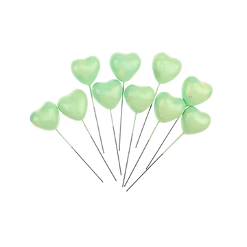 Cœurs Décoratifs Vert Pastel