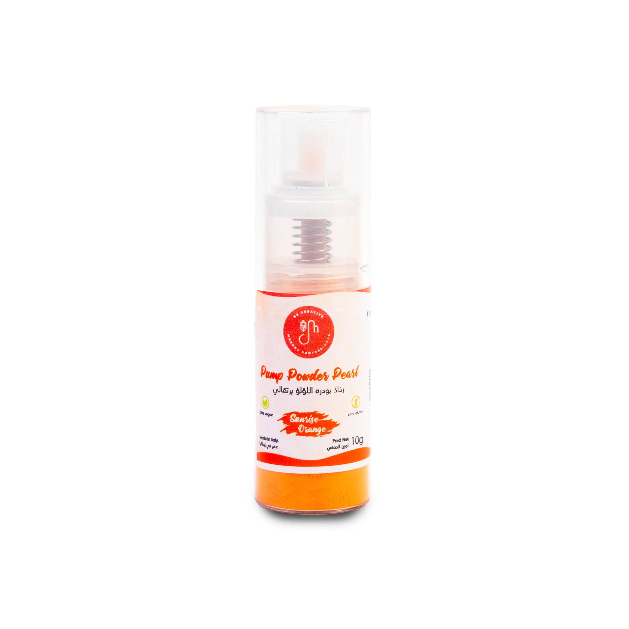 Colorant Alimentaire en Spray Powder Pearl Sunrise Orange