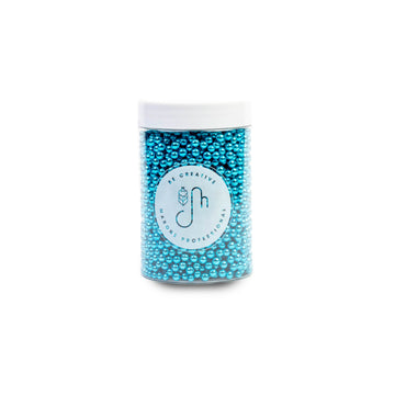 Sugar Balls Bleu métallique 4mm