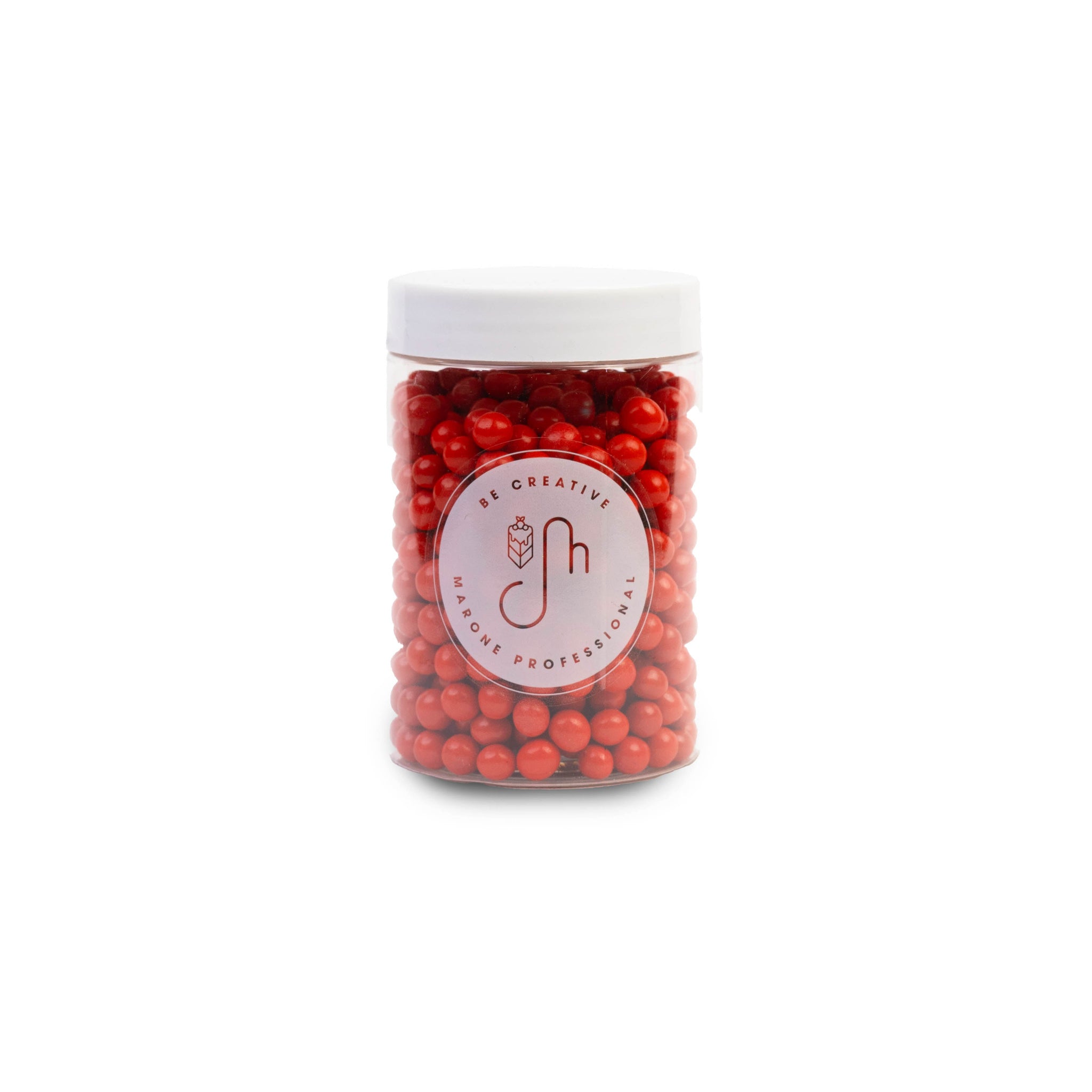 Mini Boules Croustillantes Rouge Brillant