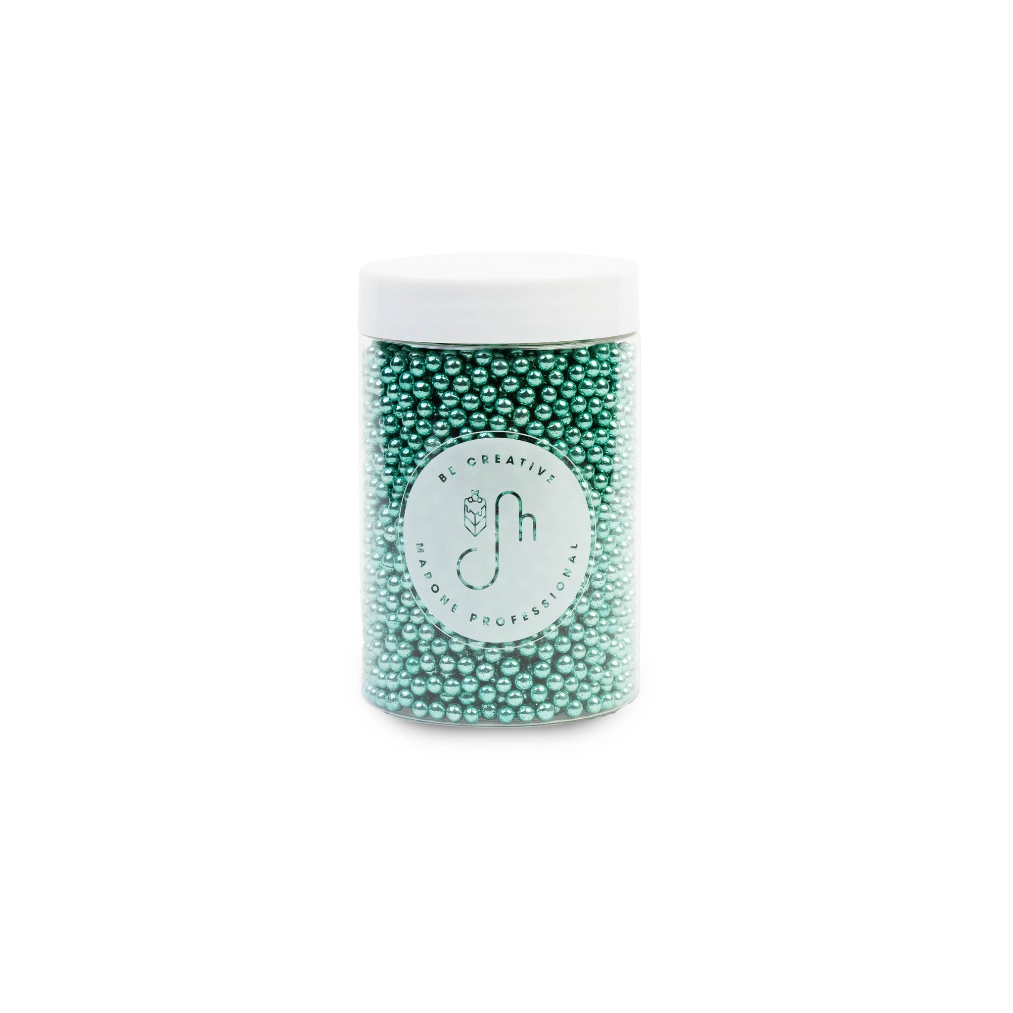Billes de Sucre Vert métallique 4mm