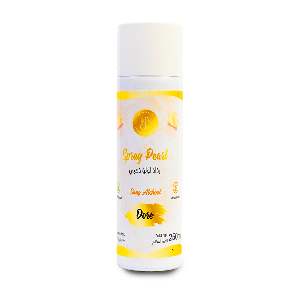 Colorant Alimentaire en Spray Pearl Doré