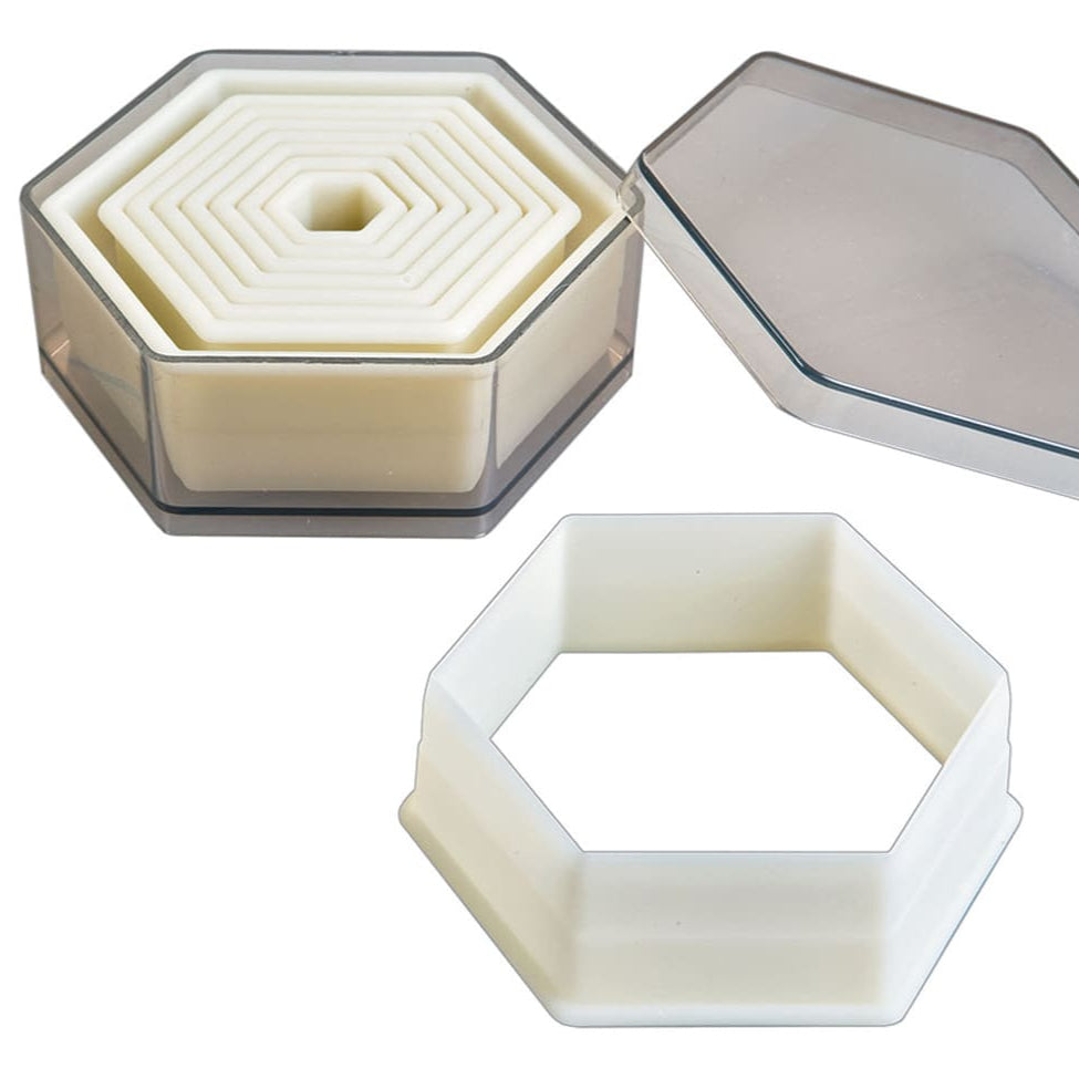 Emporte pièce hexagonal 9 pièces