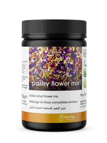 Mélange de Fleurs Séchées Comestibles pour Pâtisserie (Pastry Flower Mix) – Marone Professional
